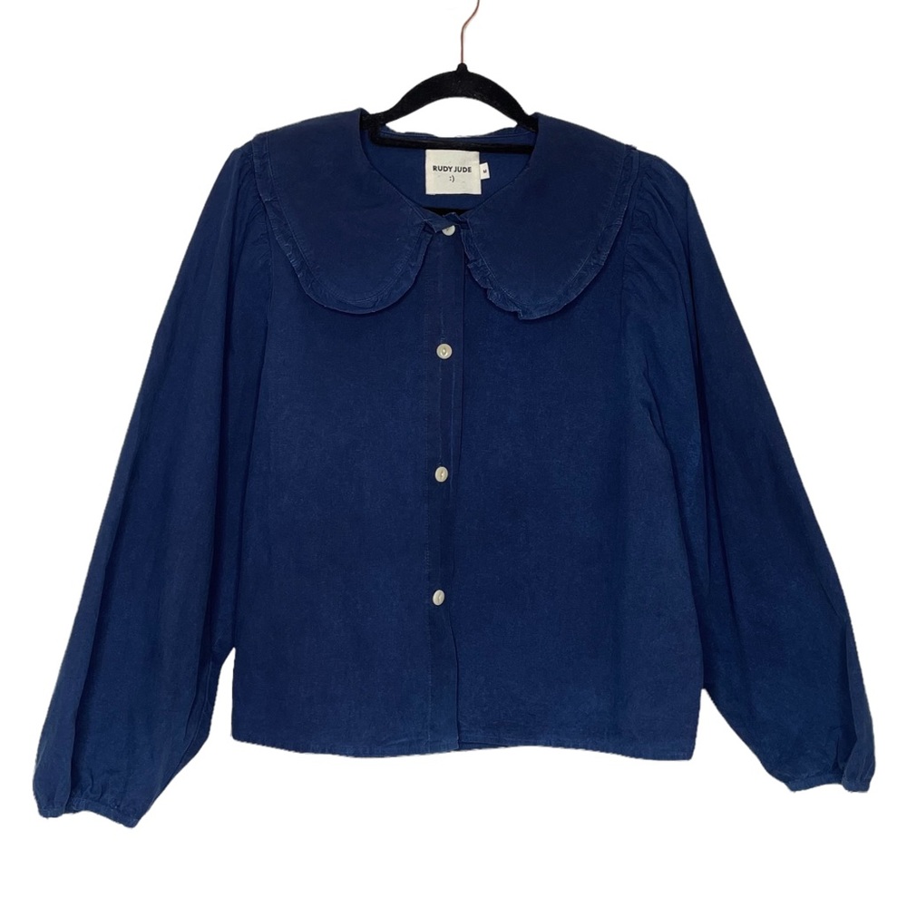 Rudy Jude Ink Navy Blue Pony Blouse - Medium
